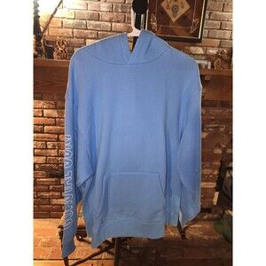 Wild Fable Women’s Hoodie Small Blue Coastal Surf Graphic NWT